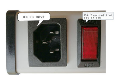 एसएफसी-आईईसी-ए 1 बी श्रृंखला 5 से 14 &amp;quot;15 एम्पलेट के साथ 15 एएमपी धातु हार्डवार्ड पावर स्ट्रिप